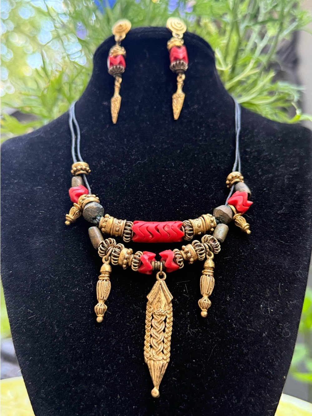 Vintage Estate Find Necklace And Earrings
